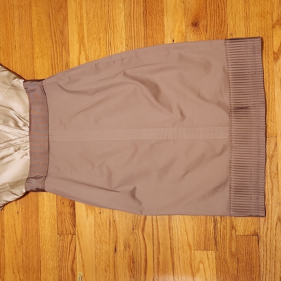 Nougat London Taupe/Brown Silk/Cotton Dress Size 2 - Picture 11 of 13